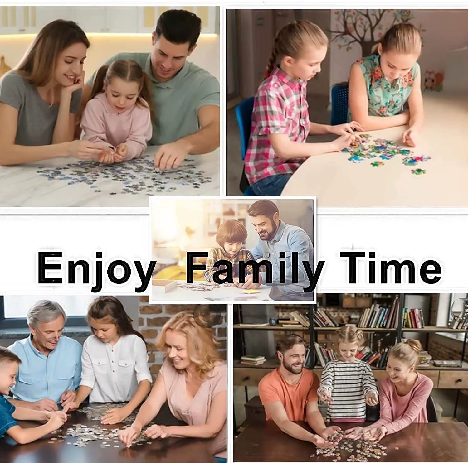 Animal Wooden Puzzles, Dog Home Wooden Puzzle Unique Shape Advanced Puzzle Maternal Love Wooden Jigsaw Puzzle for Adult