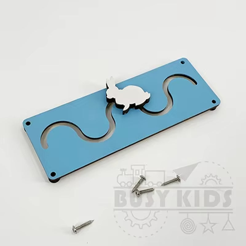 Children Busy Board DIY Educational Toys Baby Montessori Sensory Activity Boards Accessories Cognition Toy Kids Busy Board Parts