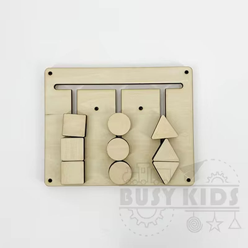 Children Busy Board DIY Educational Toys Baby Montessori Sensory Activity Boards Accessories Cognition Toy Kids Busy Board Parts