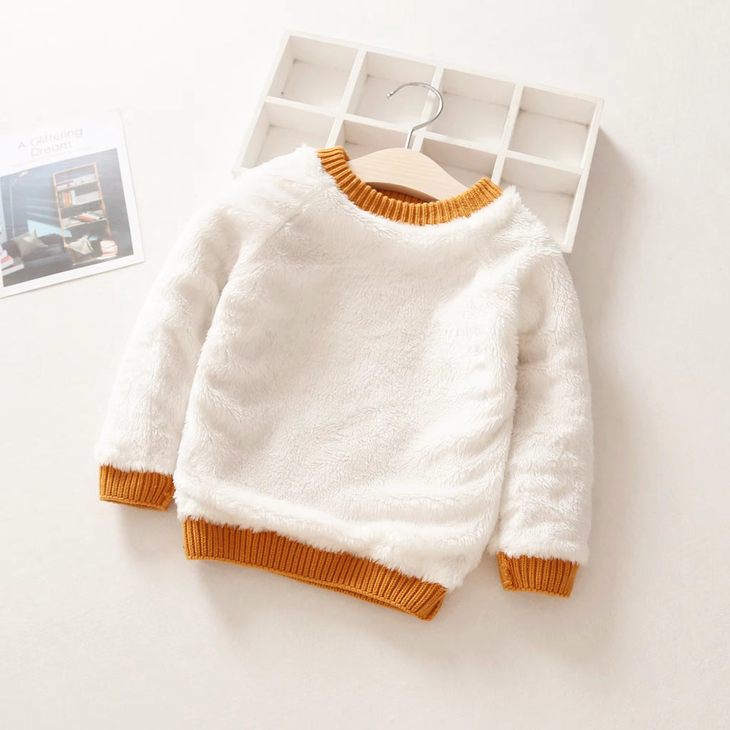Baby Boys Girls Babe Pullovers Kids Twisted Stripes Thick Sweaters Warm Child Clothing Winter Babies Toddler Schoolchild Sweater