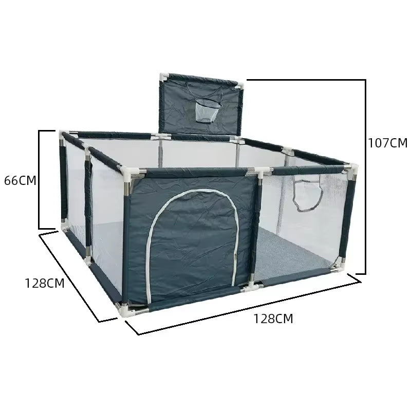 Square Baby Playpen Toddler Baby Games Park Infant Activity Barriers Playground Kid Ball Pit Playpen Baby Corralito Safety Fence