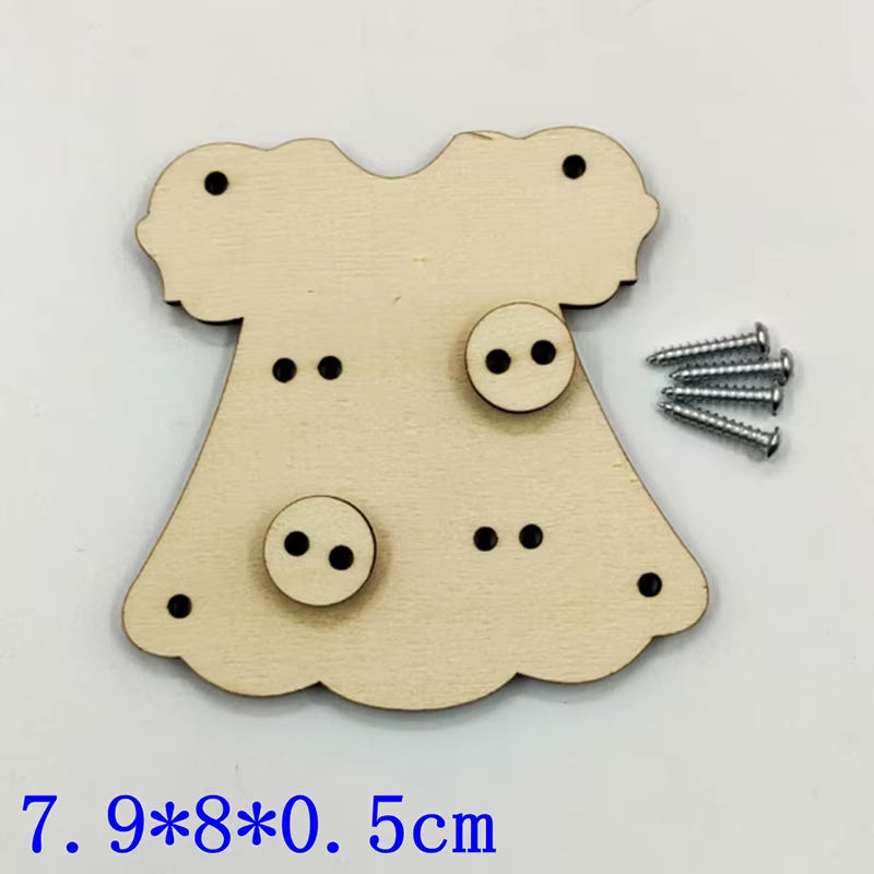 Children Busy Board DIY Educational Toys Baby Montessori Sensory Activity Boards Accessories Cognition Toy Kids Busy Board Parts