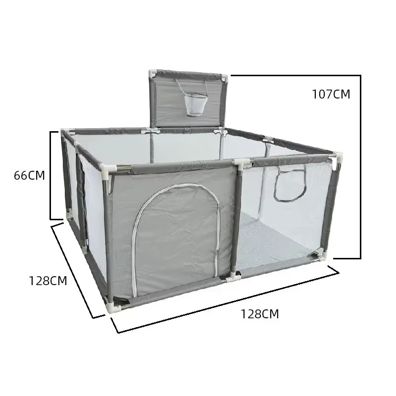 Square Baby Playpen Toddler Baby Games Park Infant Activity Barriers Playground Kid Ball Pit Playpen Baby Corralito Safety Fence