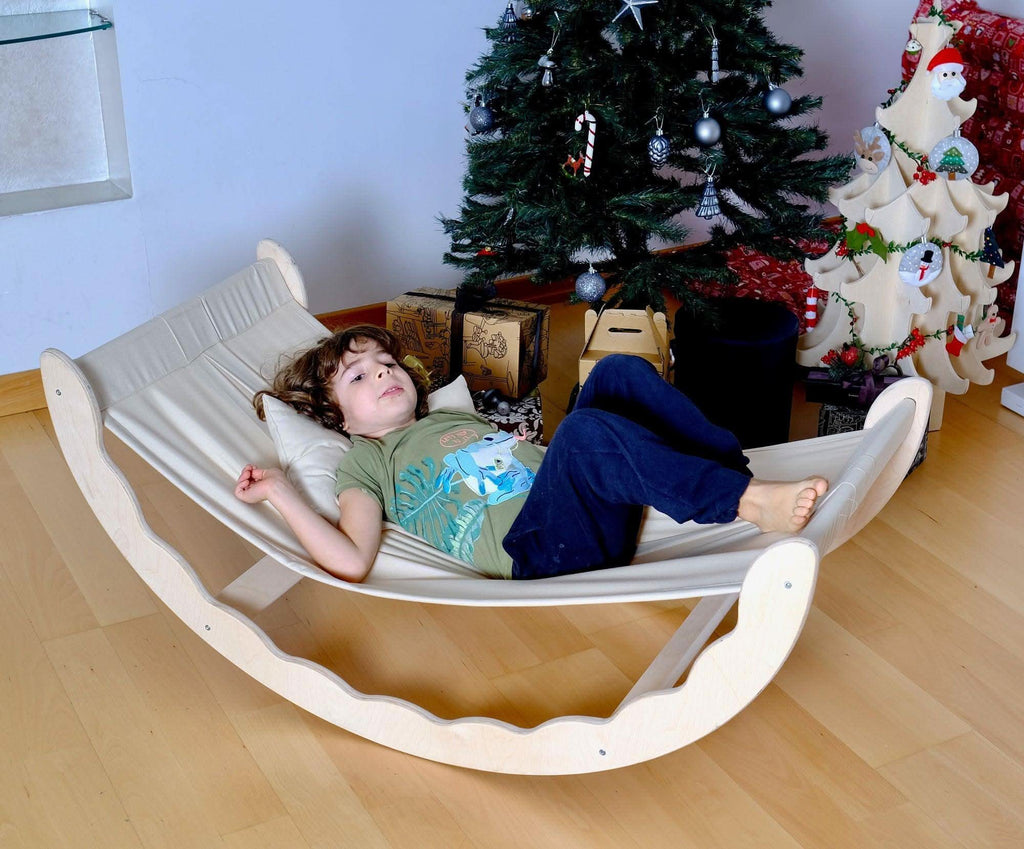 Wooden Hammock for Toddler-1