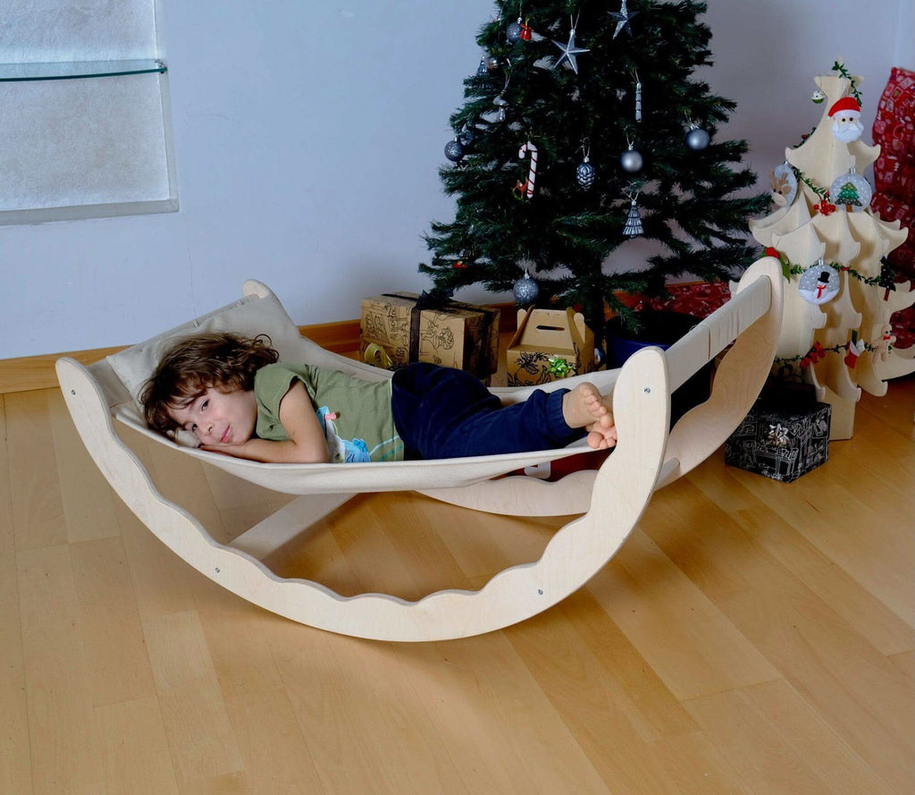 Wooden Hammock for Toddler-3